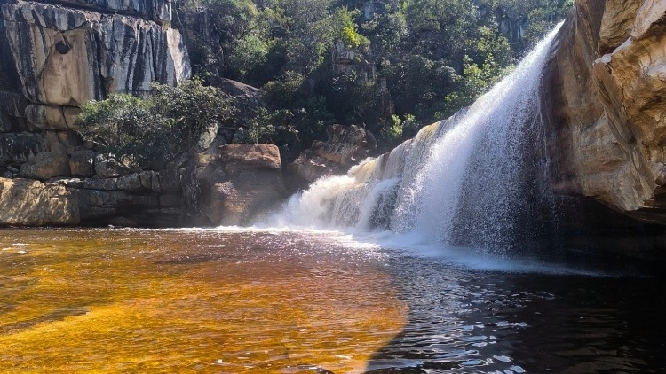 Conselheiro Mata: Cachoeira do Tel&eacute;sforo e 7 Quedas do Diamante